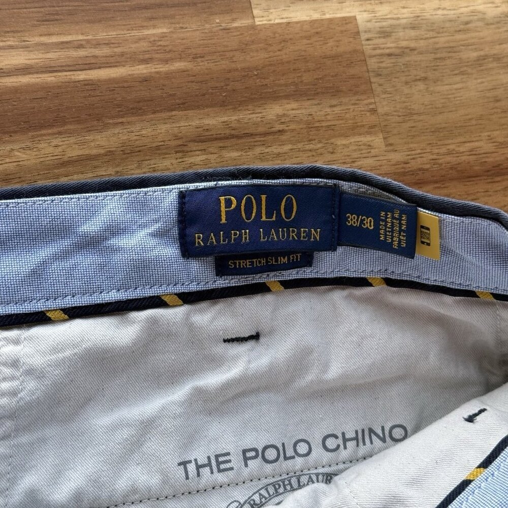 Polo Ralph Lauren Men's The Polo Chino Stretch Slim Fit Size 38x30 Cotton Twill - Picture 6 of 13
